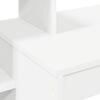 vidaXL Bureau avec étagère Blanc 100 x 40 x 90 cm Bois d'ingénierie