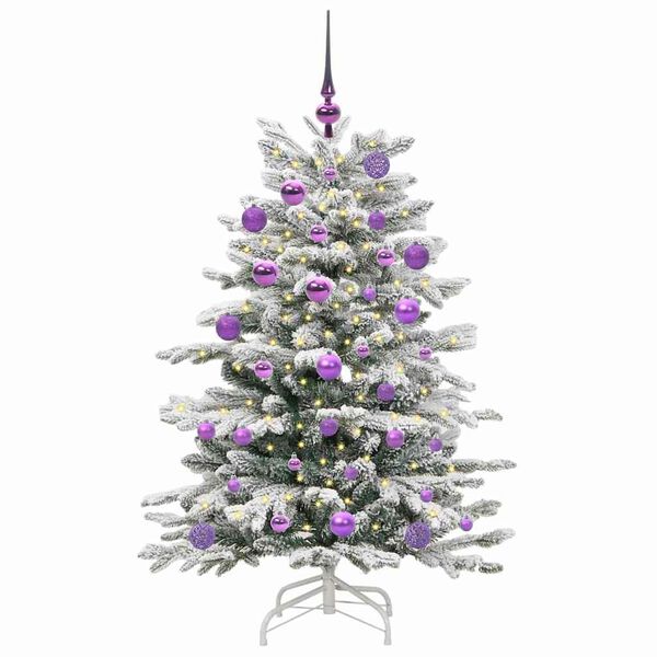 vidaXL Sapin de No&euml;l Artificiel &agrave; Branches Articul&eacute;es Blanc 120 cm