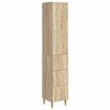 vidaXL Ensemble de Meubles 2 pc 33 x 34,5 x 90 cm Bois d'ing&eacute;nierie