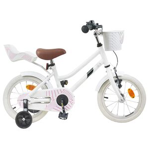 vidaXL V&eacute;lo pour Enfants 12 Pouces pour les enfants de 2 &agrave; 4 ans Blanc