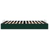 vidaXL Cadre de lit ottoman sans matelas vert fonc&eacute; 140x190 cm velours