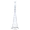 vidaXL Arbre de No&euml;l LED avec 290 LED Blanc froid 250 cm M&eacute;tal