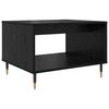 vidaXL Table basse Ch&ecirc;ne noir 60 x 50 x 40 cm Bois d'ing&eacute;nierie