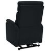 vidaXL Fauteuil de massage Noir Tissu