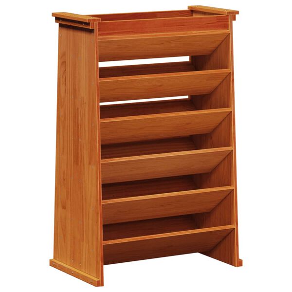 vidaXL Jardini&egrave;re de plantes aromatiques 6 niveaux bois de pin massif