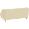 vidaXL Canap&eacute; pour chien Cr&egrave;me 85x50x39 cm Lin