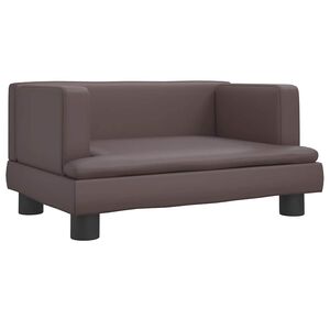 vidaXL Lit pour chien marron 60x40x30 cm similicuir