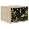 vidaXL Cabinet de chevet mural RHENEN Ch&ecirc;ne Sonoma 36 x 33 x 25 cm
