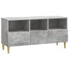 vidaXL Meuble TV 102 x 34,5 x 50 cm Gris b&eacute;ton Bois d'ing&eacute;nierie