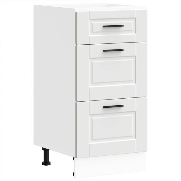 vidaXL Armoire de cuisine Porto blanc bois d'ingénierie