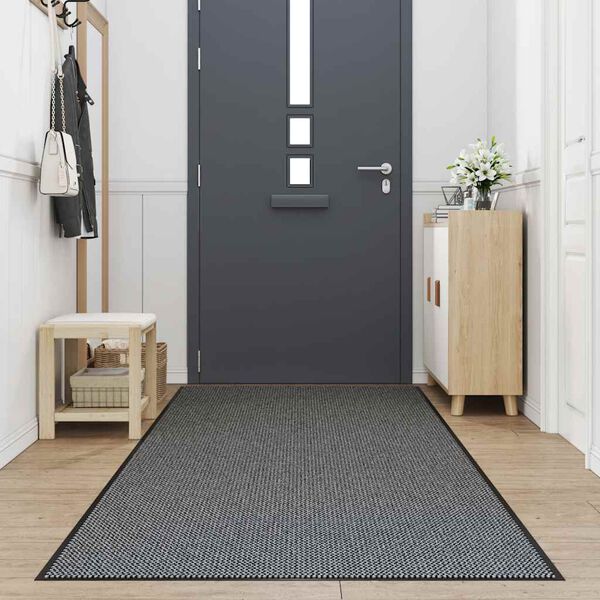 vidaXL Paillasson anthracite 115x300 cm