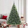 vidaXL Sapin de No&euml;l artificiel avec 300 LED Vert 180 cm PE et PVC