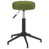 vidaXL Chaises pivotantes &agrave; manger lot de 2 vert clair velours