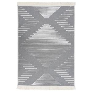 vidaXL Tapis Gris fonc&eacute; 160x230 cm Coton