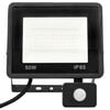 vidaXL Projecteur à LED avec capteur 50 W Blanc chaud