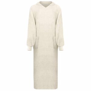 vidaXL Sweat &agrave; capuche couverture KINN Cr&egrave;me XXL Coton