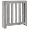 vidaXL Cache-radiateur sonoma gris 78x20x82 cm bois d'ing&eacute;nierie