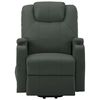 vidaXL Fauteuil de massage Anthracite Similicuir