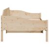 vidaXL Cadre de lit sans matelas 90x200 cm bois de pin massif