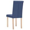 vidaXL Chaises &agrave; manger lot de 6 bleu tissu