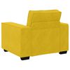 vidaXL Ensemble de canap&eacute;s 3 pcs avec coussins Jaune Velours