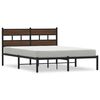 vidaXL Cadre de lit sans matelas avec t&ecirc;te de lit 137x190 cm