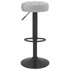 vidaXL Tabourets de bar lot de 2 gris velours