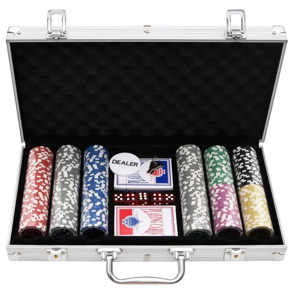 vidaXL Jeu de jetons de poker 300 pcs 11,5 g