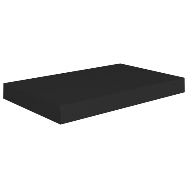 vidaXL &Eacute;tag&egrave;res murales flottantes 4 pcs noir 40x23x3,8 cm MDF