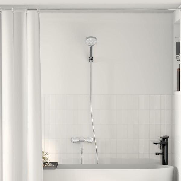 vidaXL Ensemble de Douche Chrome G 1 / 2 pouces Laiton