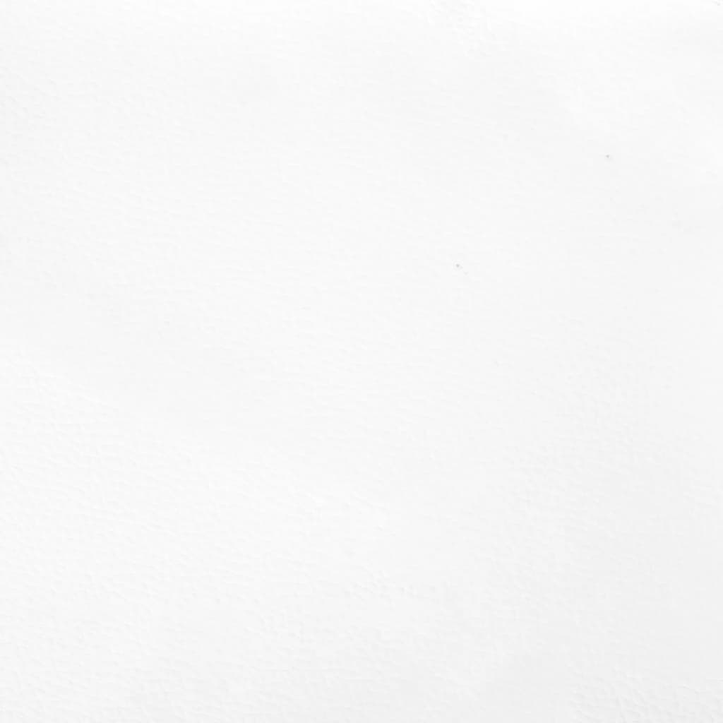 vidaXL Tête de lit Blanc 90x5x78/88 cm Similicuir