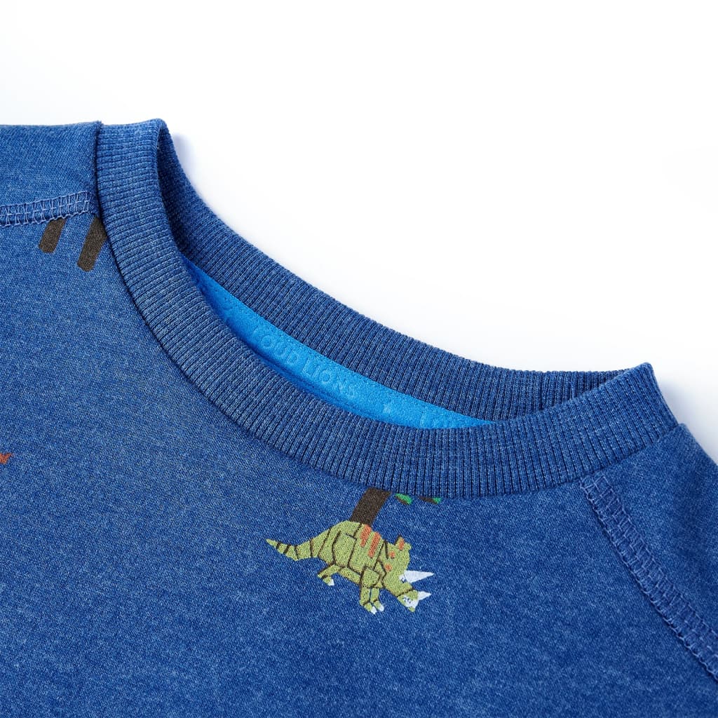 Sweatshirt pour enfants mélange bleu foncé 92