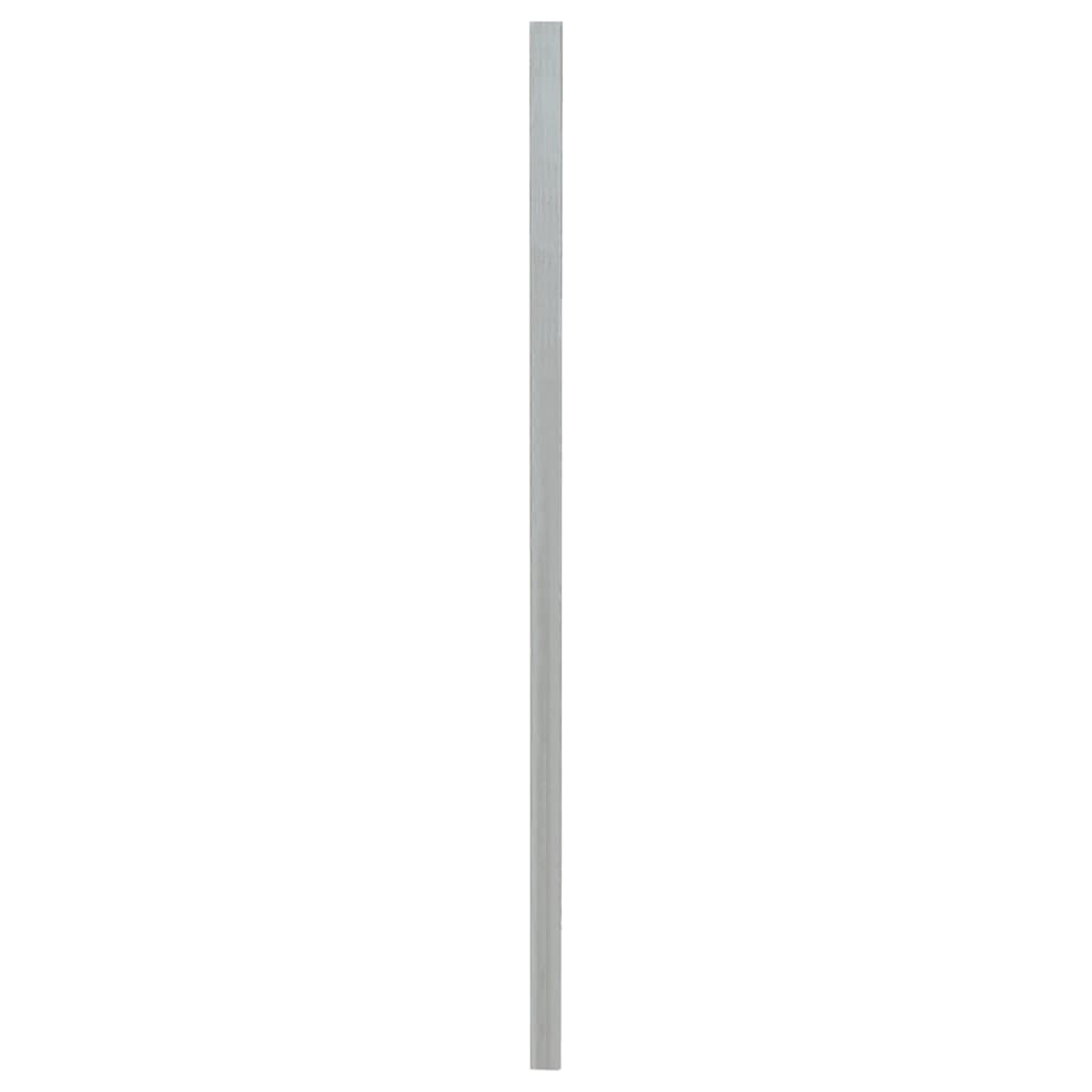 vidaXL Poteaux de clôture 10 pcs argenté 150 cm acier galvanisé
