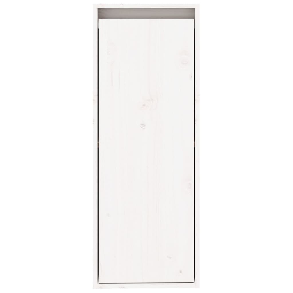 vidaXL Armoire murale Blanc 30x30x80 cm Bois de pin massif