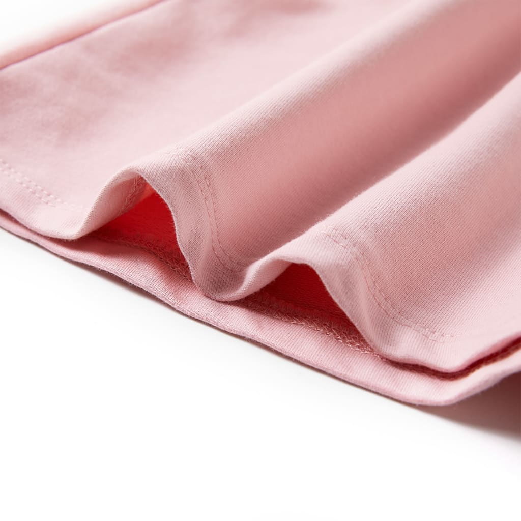 Robe pour enfants avec cordon de serrage rose clair 92