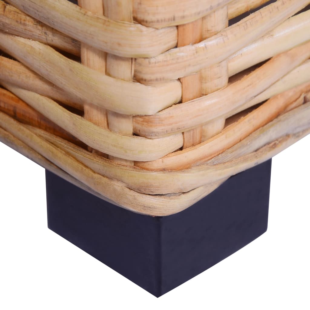 vidaXL Table basse Rotin naturel 45 x 45 x 30 cm