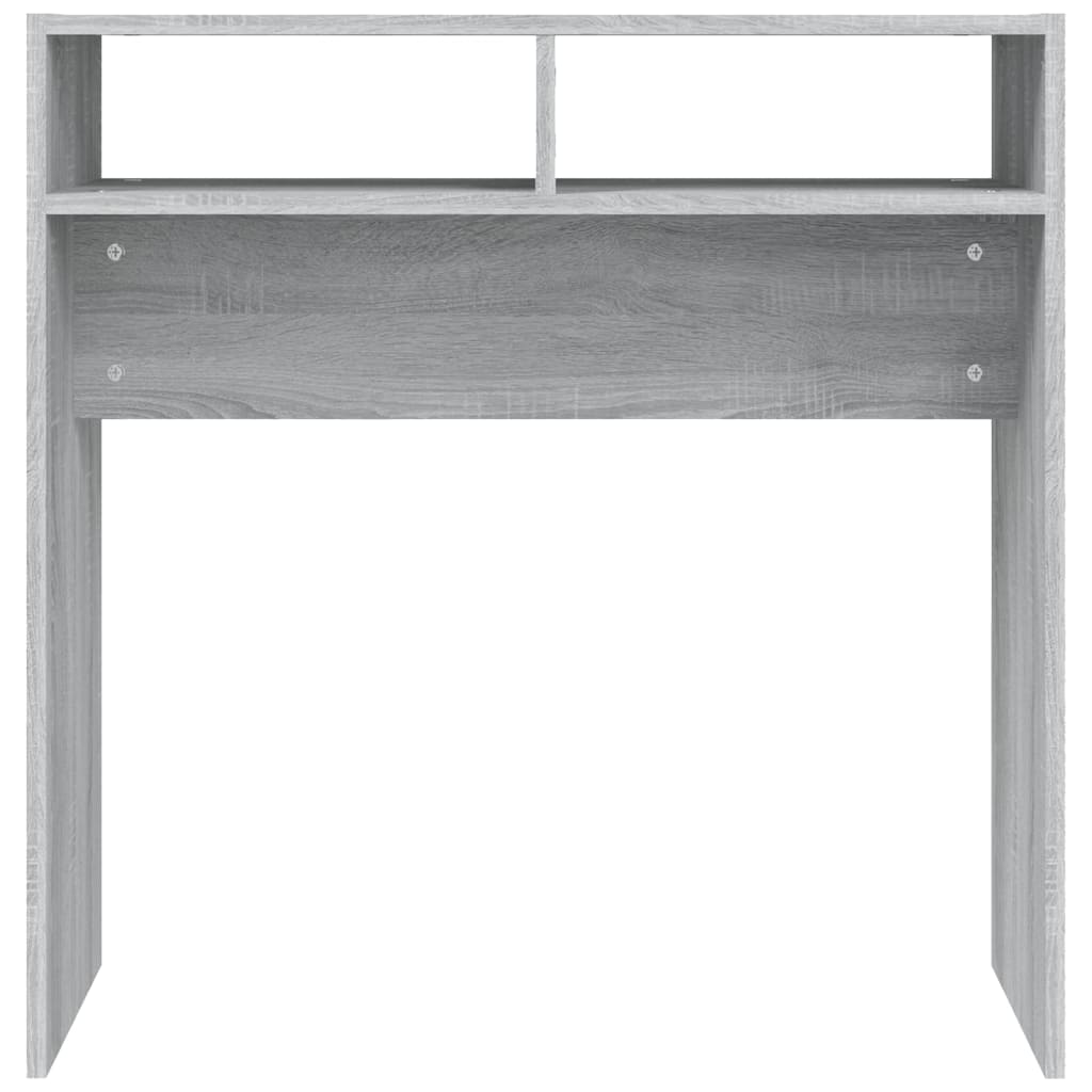 vidaXL Table console Sonoma gris 78x30x80 cm Bois d'ingénierie