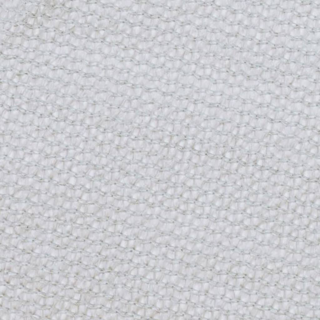 Livin'outdoor Tissu d'ombrage Iseo PEHD Triangle 3,6x3,6x3,6 m Blanc