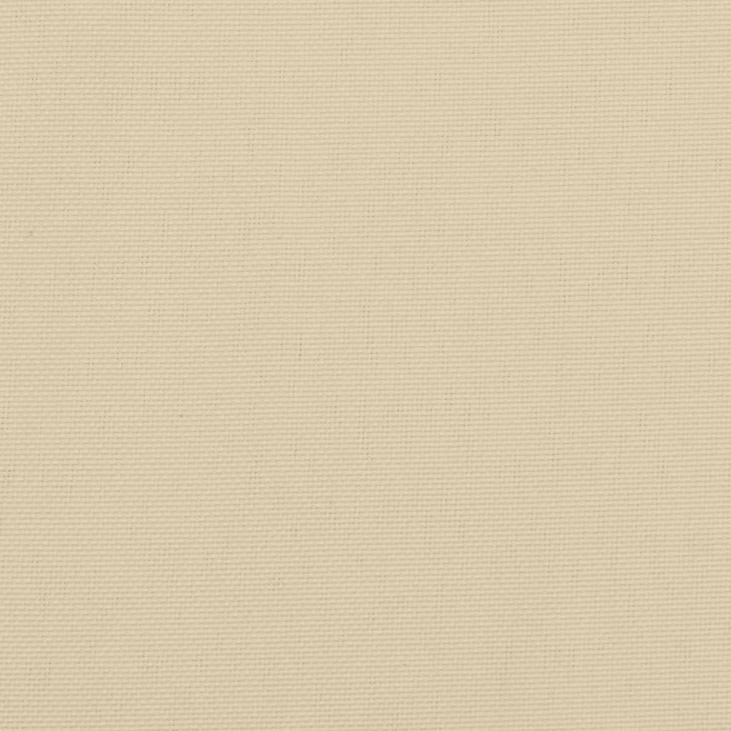 vidaXL Coussin de banc de jardin beige 150x50x3 cm tissu oxford