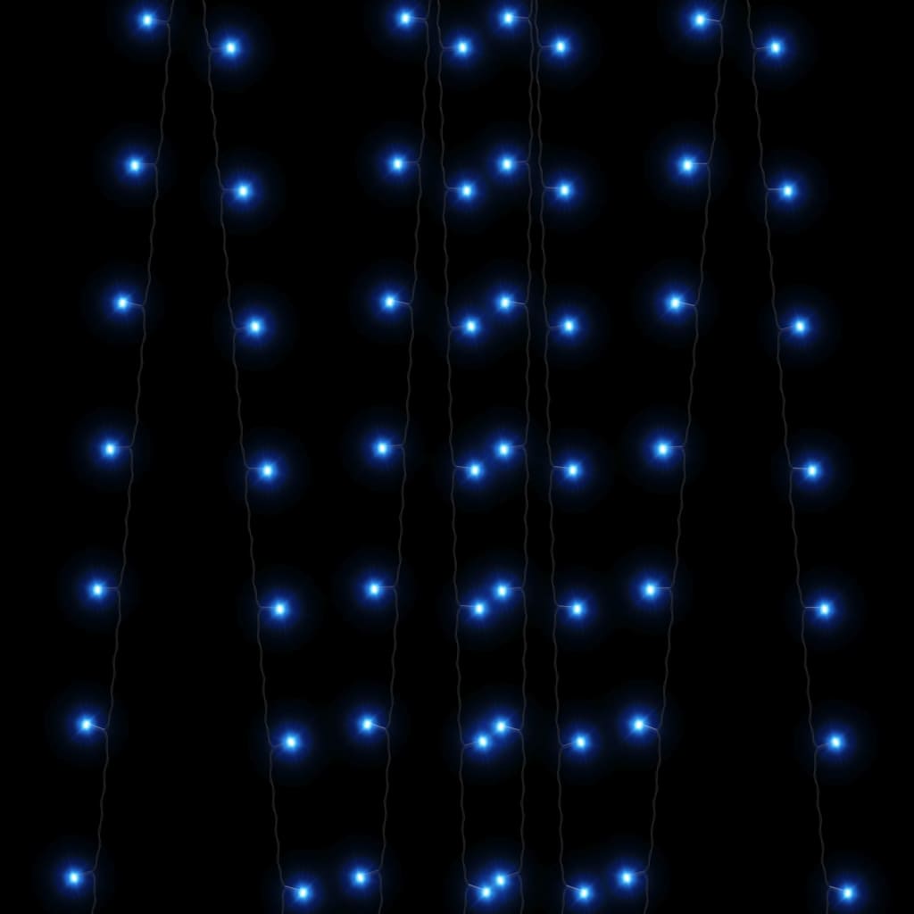 vidaXL Lampes solaires 2 pcs 2x200 LED Bleu Intérieur Extérieur