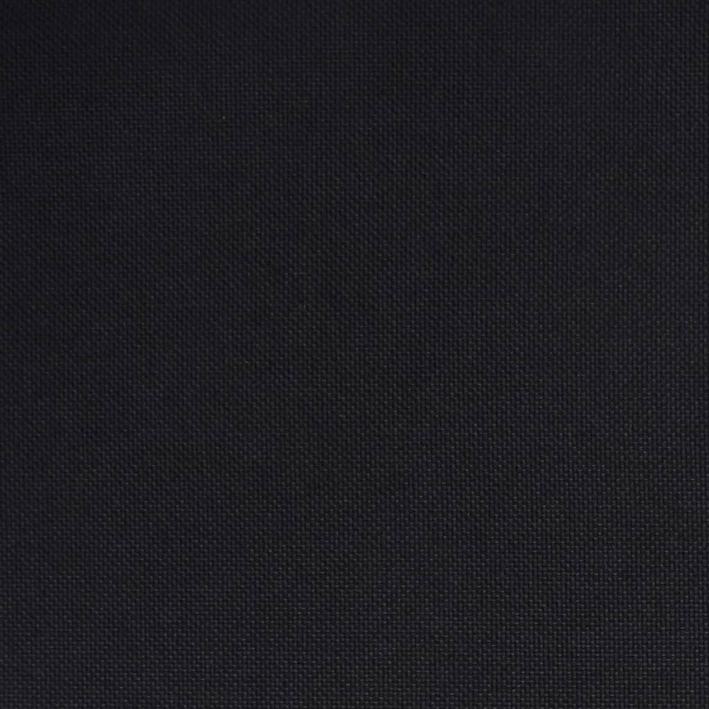 vidaXL Chaises pivotantes de salle à manger 4 pcs Noir Tissu