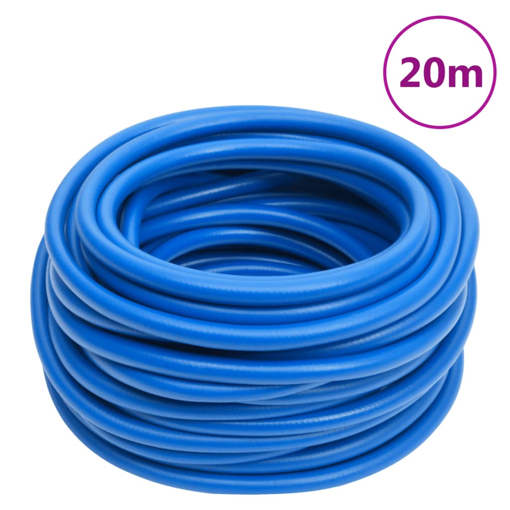 vidaXL Tuyau d'air bleu 0,6" 20 m PVC