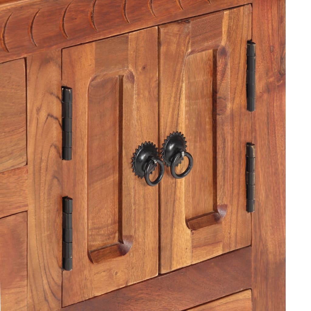 vidaXL Buffet 62 x 30 x 75 cm Bois d'acacia massif