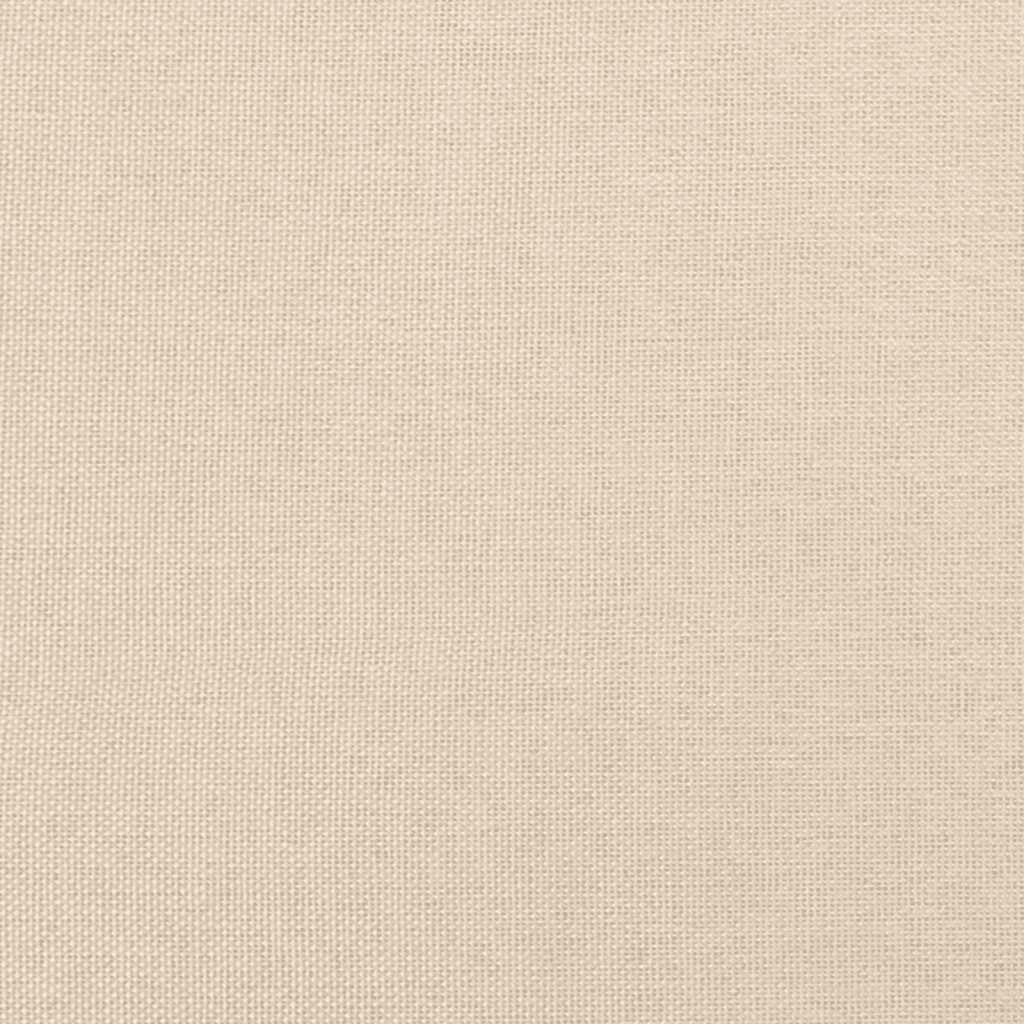 vidaXL Sommier tapissier avec matelas et LED Crème 140x200 cm Tissu