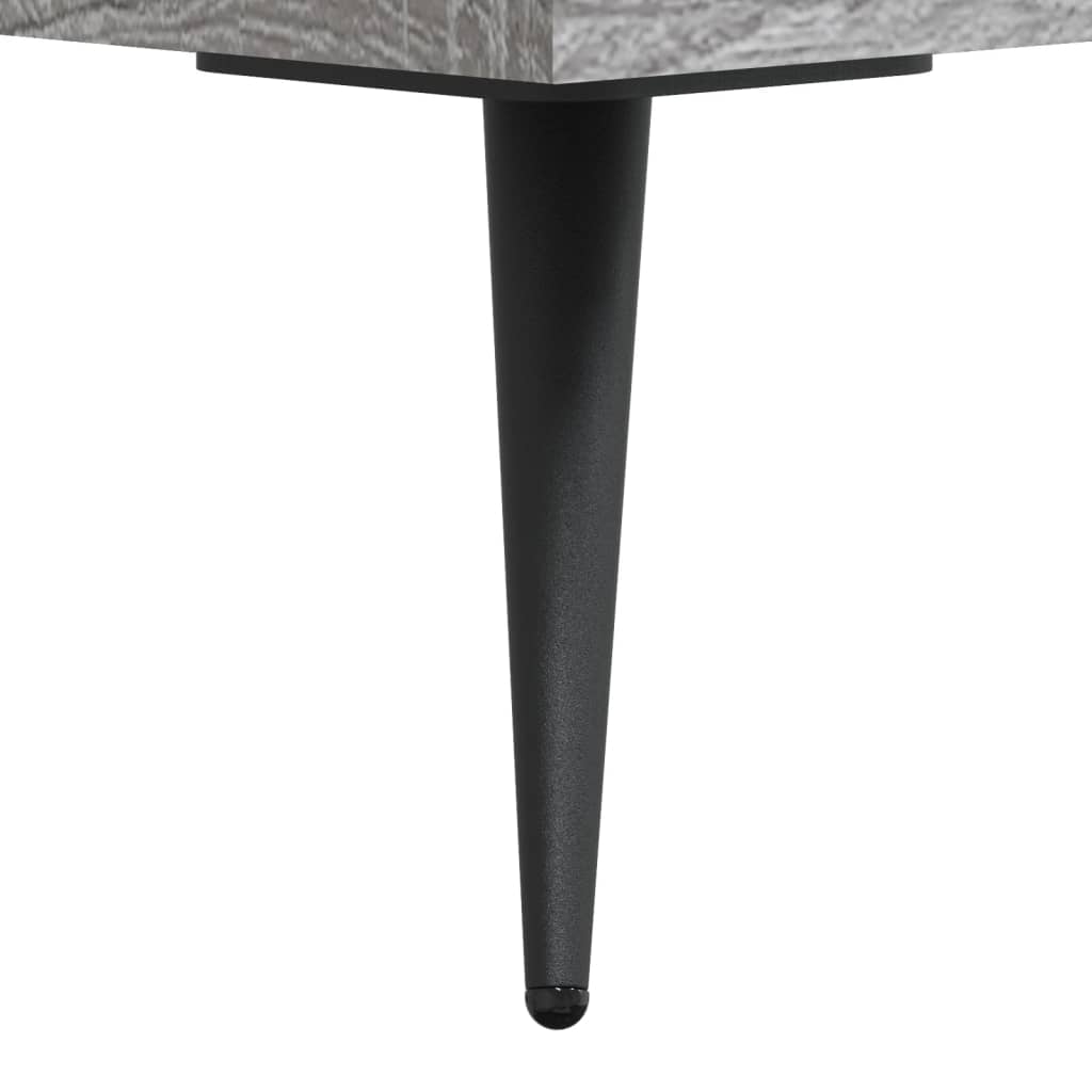 vidaXL Commode sonoma gris 69,5 x 34 x 90 cm bois d'ingénierie