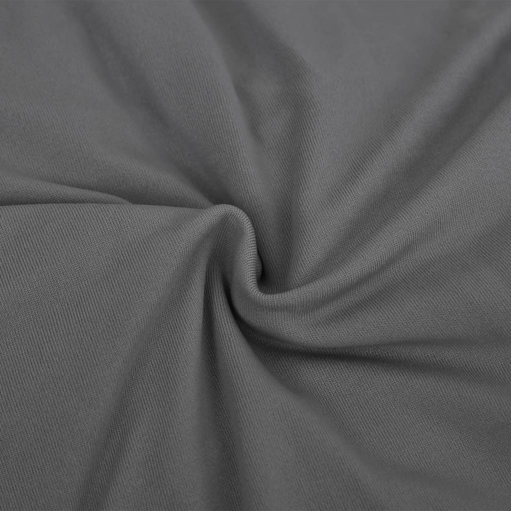vidaXL Housse extensible de canapé 2places Anthracite Jersey polyester