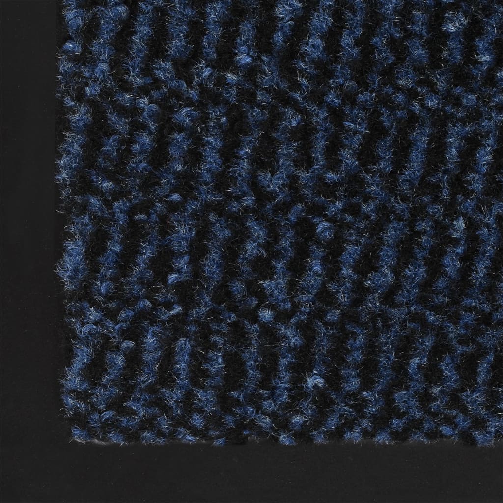 vidaXL Paillasson touffeté 60x180 cm Bleu