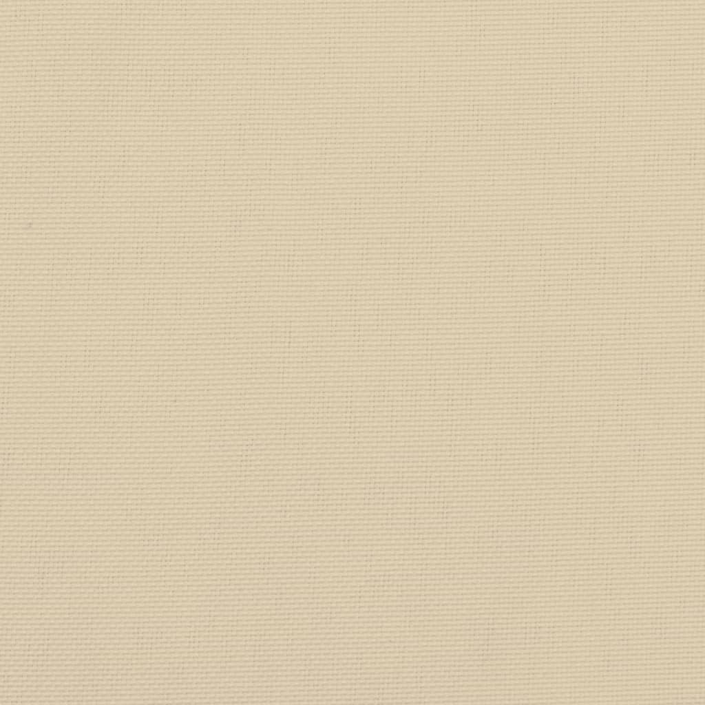 vidaXL Coussin de banc de jardin beige 100x50x3 cm tissu oxford