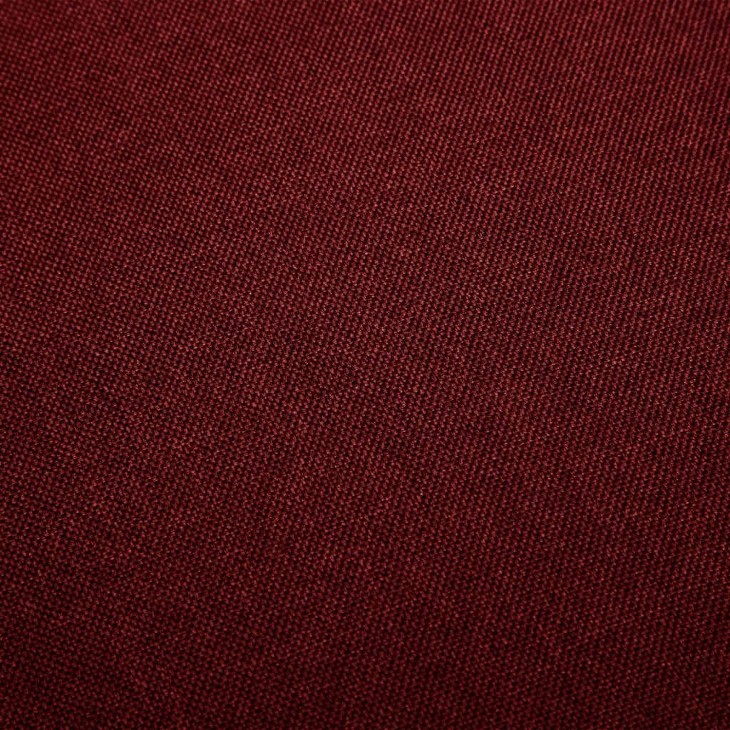 vidaXL Chaise à bascule Rouge bordeaux Tissu