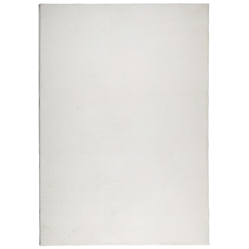 vidaXL Tapis IZA poils courts style scandinave crème 160x230 cm
